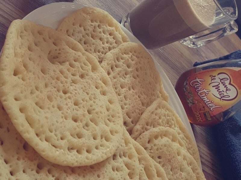 Cliquez pour zoomer ! Baghrir – Crêpes mille trous Thermomix par Dadouche