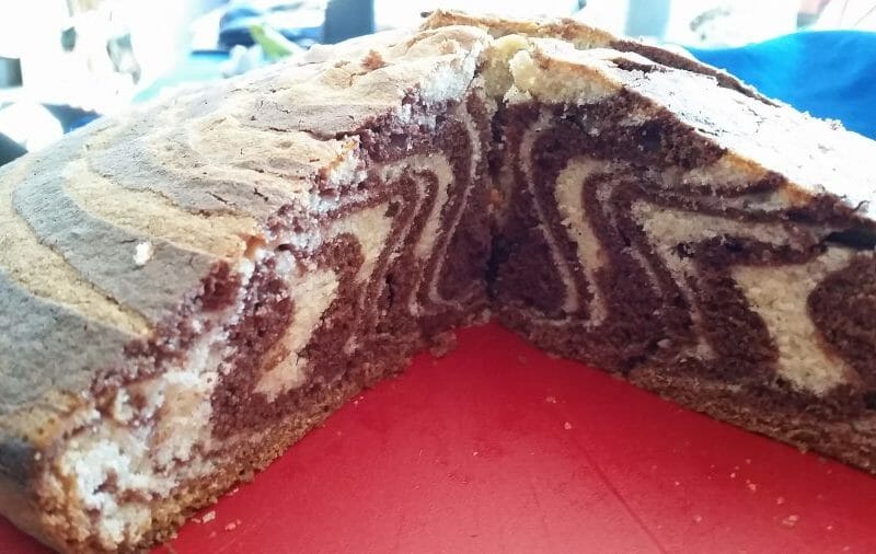 Cliquez pour zoomer ! Gâteau zébré Thermomix par Celine81660