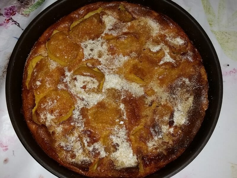 Cliquez pour zoomer ! Flognarde aux pommes (clafoutis aux pommes) Thermomix par Celine81660