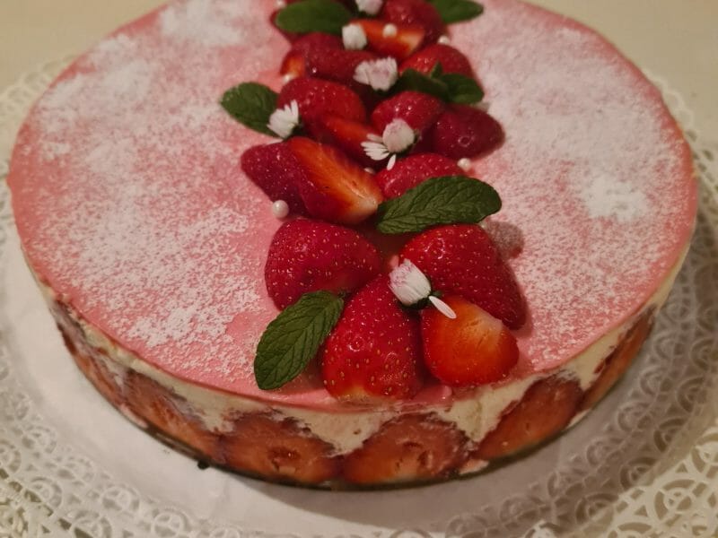 Cliquez pour zoomer ! Fraisier Thermomix par kakampi