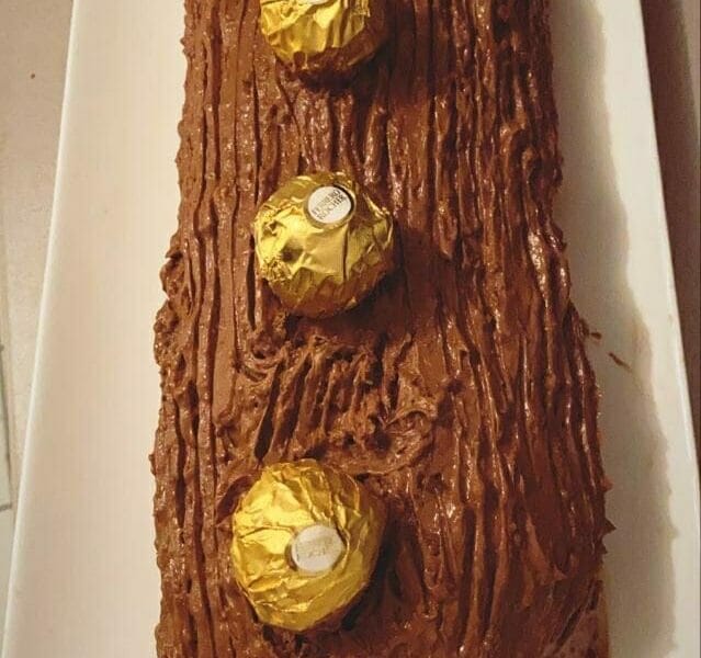 Cliquez pour zoomer ! Bûche Ferrero Rocher Thermomix par Fidate