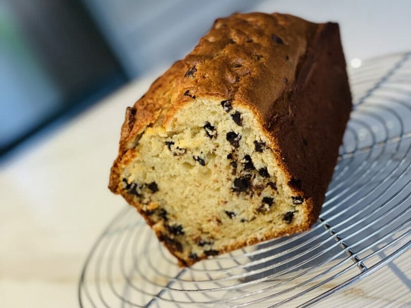 Cliquez pour zoomer ! Cake à la ricotta et aux pépites de chocolat Thermomix par P.Ohrel