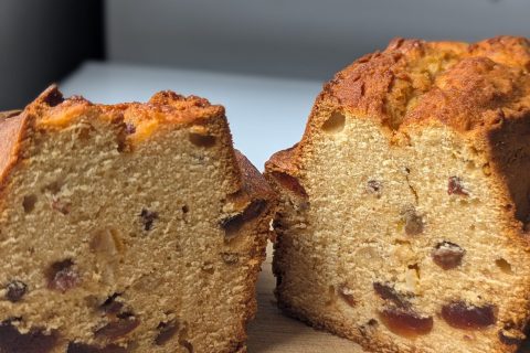 Cliquez pour zoomer ! Cake aux fruits confits Thermomix par nikky31