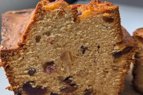 Cliquez pour zoomer ! Cake aux fruits confits Thermomix par nikky31