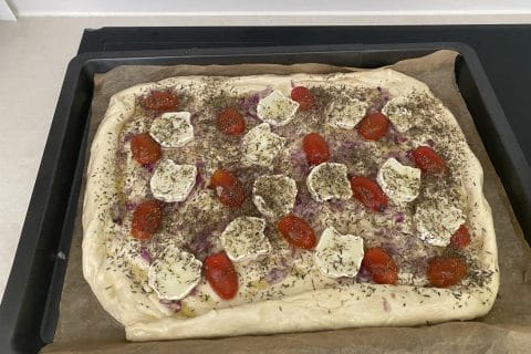 Cliquez pour zoomer ! Focaccia aux oignons Thermomix par Nicocoline