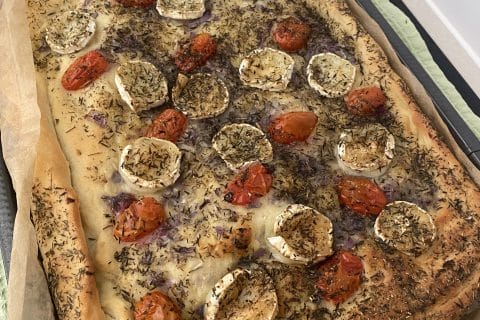 Cliquez pour zoomer ! Focaccia aux oignons Thermomix par Nicocoline