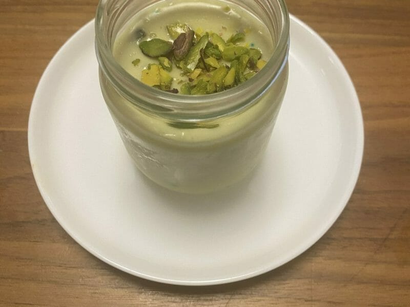 Cliquez pour zoomer ! Crème dessert à la pistache Thermomix par kathydk