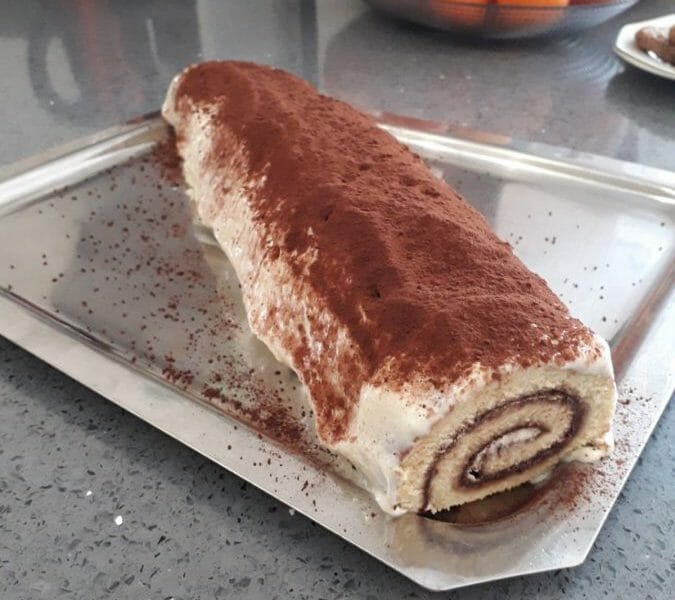Cliquez pour zoomer ! Bûche Tiramisu Thermomix par Magalie