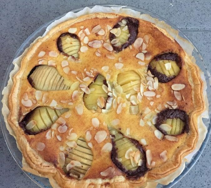Cliquez pour zoomer ! Tarte poires et chocolat Thermomix par Magalie