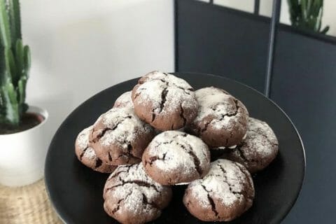 Cliquez pour zoomer ! Craquelés au chocolat au Thermomix