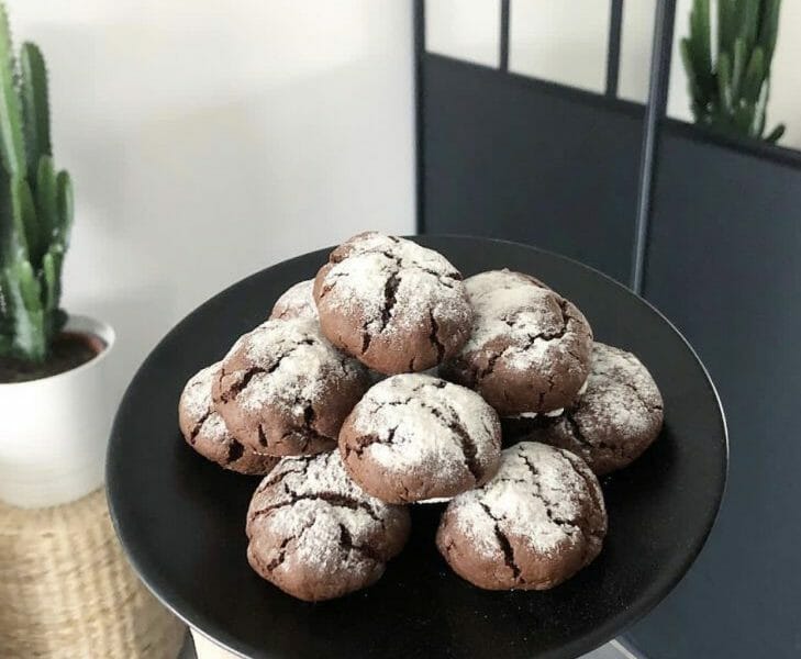 Cliquez pour zoomer ! Craquelés au chocolat Thermomix par Virginie