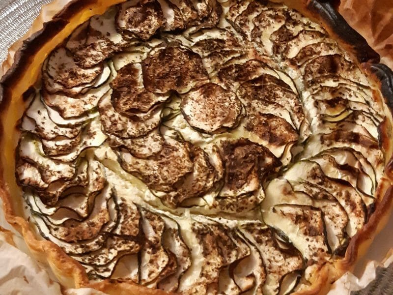 Cliquez pour zoomer ! Tarte courgettes et ricotta Thermomix par Celinepb