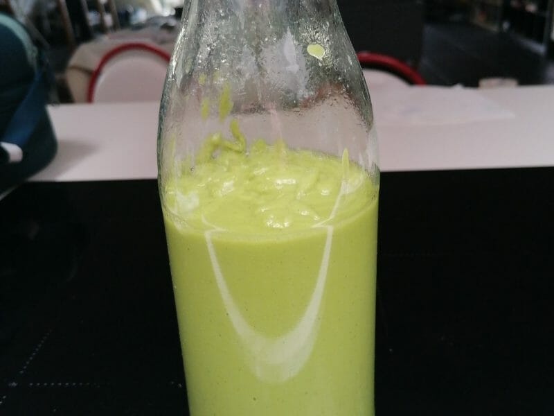 Cliquez pour zoomer ! Velouté glacé de petits pois à la menthe Thermomix par Soka1007