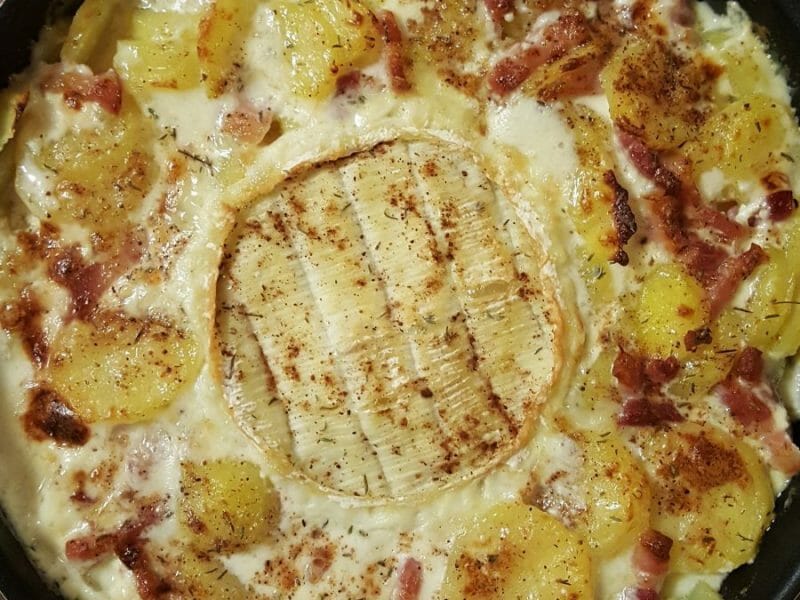 Gratin de pommes de terre à la normande au Thermomix - Cookomix