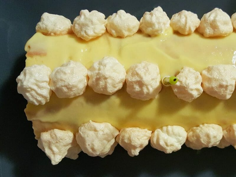 Cliquez pour zoomer ! Bûche au citron meringuée Thermomix par GwenChoux