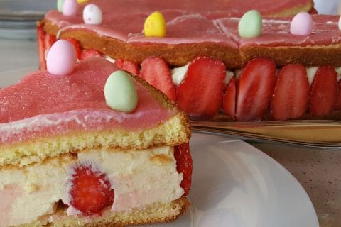 Cliquez pour zoomer ! Fraisier Thermomix par GwenChoux