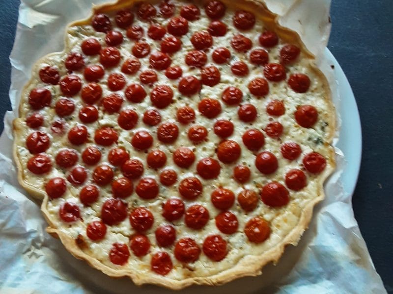 Cliquez pour zoomer ! Quiche poulet et tomates cerises Thermomix par nathy27