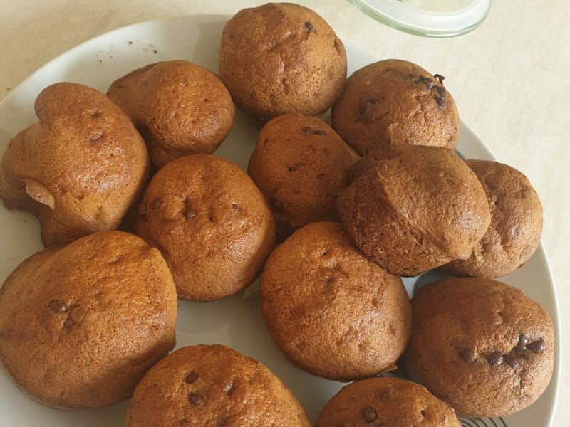 Cliquez pour zoomer ! Muffins aux pépites de chocolat Thermomix par grinette21