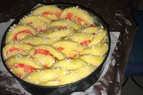 Cliquez pour zoomer ! Brioche aux pralines roses Thermomix par bayouche