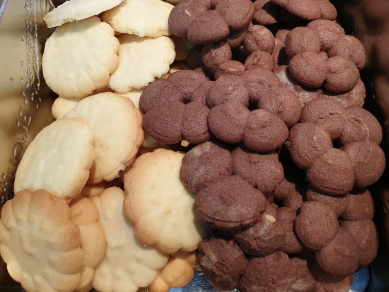 Cliquez pour zoomer ! Sablés à la presse à biscuits Thermomix par Lee
