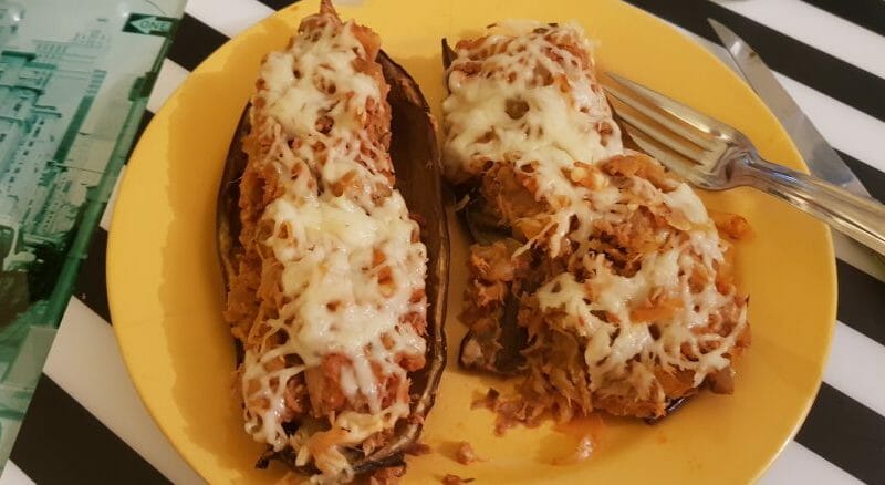 Cliquez pour zoomer ! Aubergines farcies au thon Thermomix par Jennifer33500