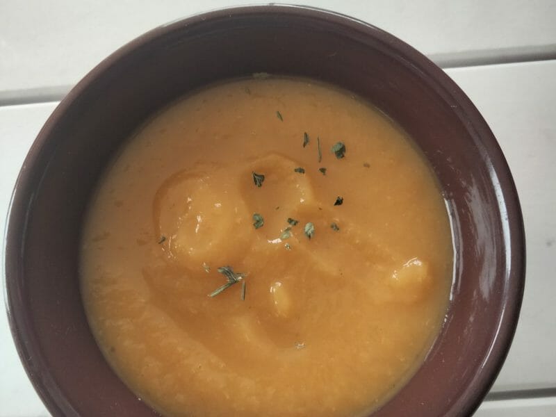 Cliquez pour zoomer ! Velouté céleri, carottes et coco Thermomix par Matheajolie