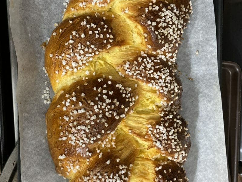 Cliquez pour zoomer ! Brioche tressée à la mie filante Thermomix par marjocorb