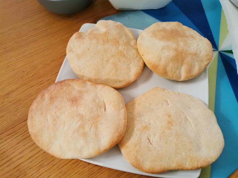Cliquez pour zoomer ! Pain pita Thermomix par Elodieso