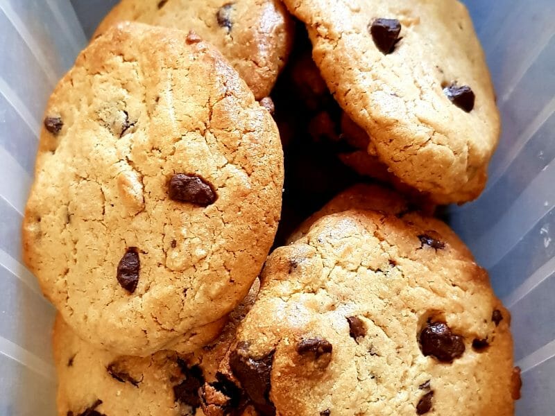 Cliquez pour zoomer ! Cookies beurre de cacahuète et pépites de chocolat Thermomix par TessH