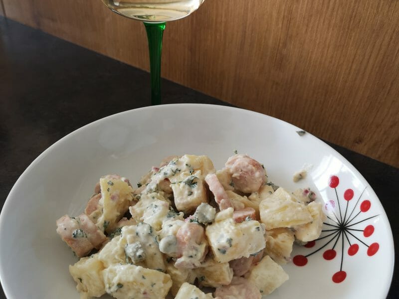 Cliquez pour zoomer ! Salade strasbourgeoise Thermomix par Liolecuisto