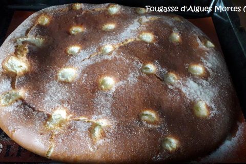 Cliquez pour zoomer ! Fougasse d’Aigues-Mortes au Thermomix
