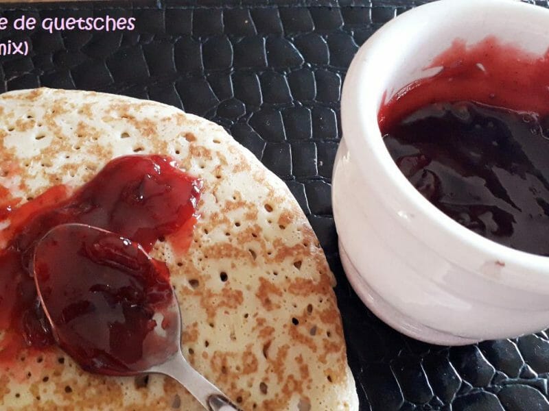 Cliquez pour zoomer ! Confiture de quetsches à la cannelle Thermomix par BZHSandra