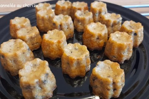 Cliquez pour zoomer ! Mini cannelés chorizo comté Thermomix par BZHSandra