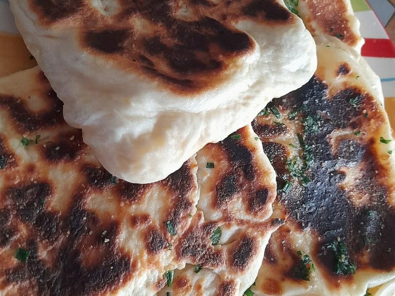 Cliquez pour zoomer ! Naans au fromage Thermomix par BZHSandra