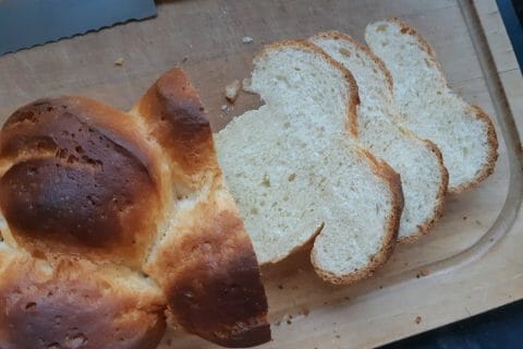 Cliquez pour zoomer ! Brioche sans beurre, sans oeufs au Thermomix