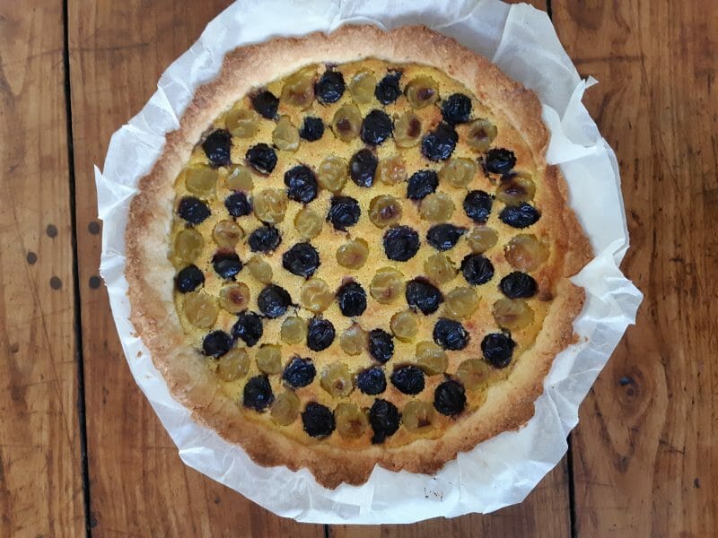 Cliquez pour zoomer ! Tarte aux raisins Thermomix par Choute63