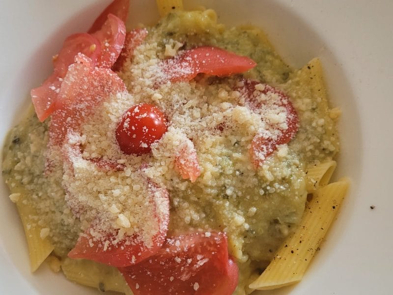 Cliquez pour zoomer ! Farfalle à la crème de courgettes Thermomix par Lise_3