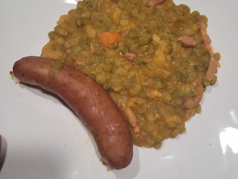 Cliquez pour zoomer ! Lentilles et ses saucisses Thermomix par Lise_3