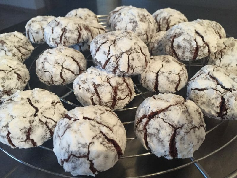 Cliquez pour zoomer ! Craquelés au chocolat Thermomix par Marion
