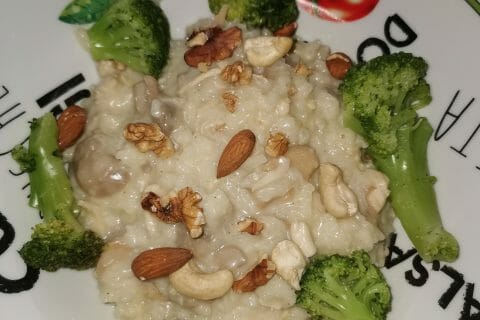 Cliquez pour zoomer ! Risotto poulet et champignons au Thermomix
