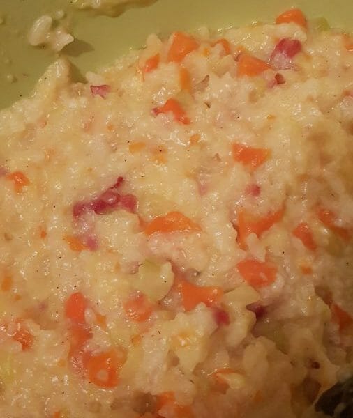 Cliquez pour zoomer ! Risotto carottes et saumon fumé Thermomix par Maryy