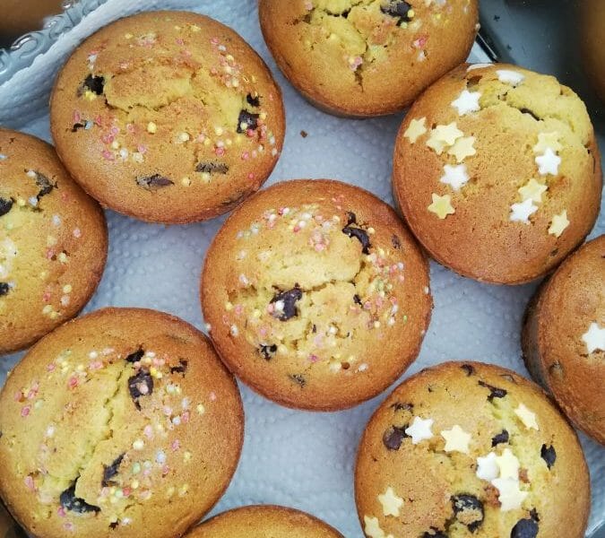 Cliquez pour zoomer ! Muffins aux pépites de chocolat Thermomix par Meli-melo-