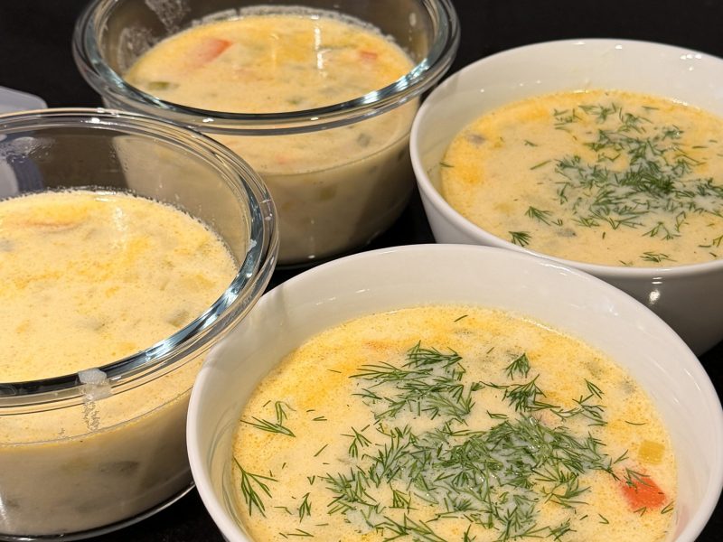 Cliquez pour zoomer ! Soupe de saumon à la finlandaise Thermomix par nanapel
