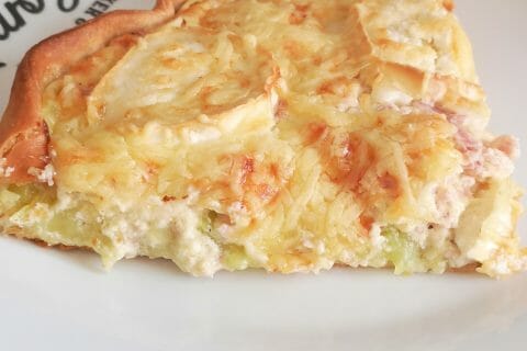 Cliquez pour zoomer ! Tarte courgette, jambon & chèvre Thermomix par pixies-57