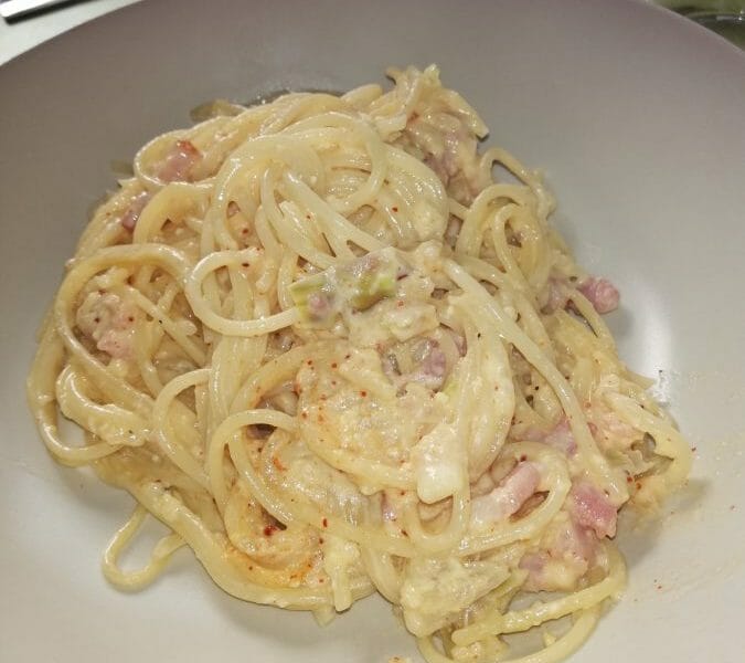 Cliquez pour zoomer ! Pâtes carbonara Thermomix par Manuelsa3