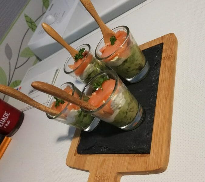 Cliquez pour zoomer ! Verrines saumon avocat Thermomix par Manuelsa3