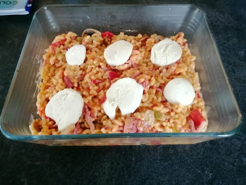 Gratin de riz façon pizza au Thermomix - Cookomix