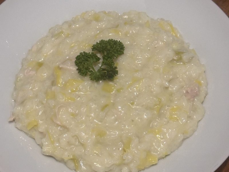 Cliquez pour zoomer ! Risotto poireaux et lardons Thermomix par malvinakma