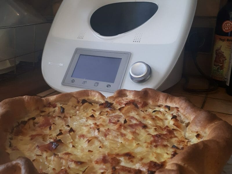 Cliquez pour zoomer ! Zwiebelkuchen – gâteau aux oignons Thermomix par Adele Adeline