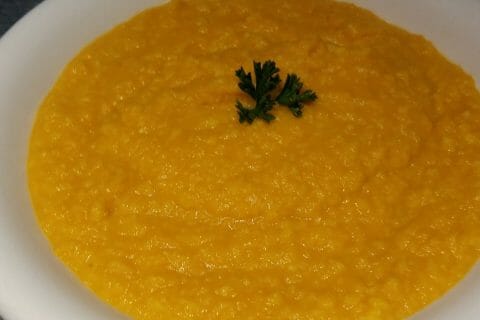 Cliquez pour zoomer ! Velouté céleri, carottes et coco au Thermomix